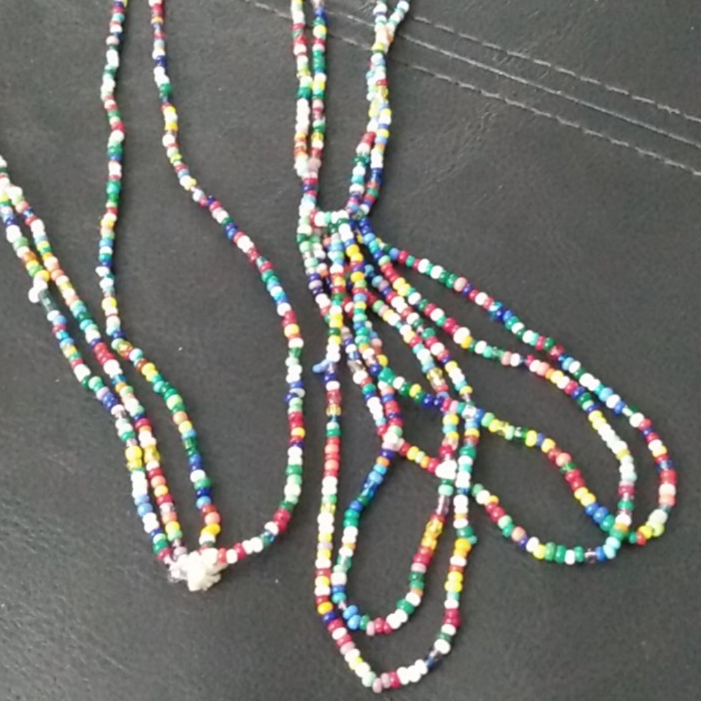 Vintage Indian Seed Beads Necklace